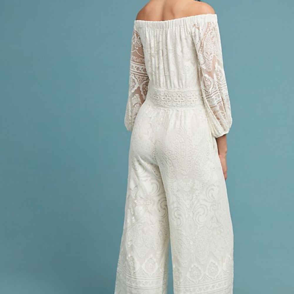 Anthropologie white romper